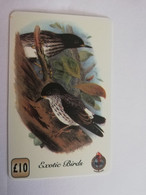 GREAT BRITAIN  /UNITEL /EXOTIC BIRDS SERIES / 2 BIRDS    /  10 POUND  PREPAID      ** 10042** - Otros & Sin Clasificación