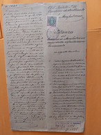 DOC13/1  -  MONFALCONE   4/4/1891  /   " CONTRATTO DI MUTUO ECCLESIASTICO " - Oostenrijk