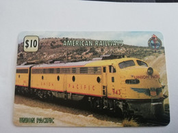 GREAT BRITAIN  /UNITEL  / AMERICAN RAILWAYS / UNION PACIFIC    /  10 POUND  PREPAID      ** 10047** - Andere & Zonder Classificatie