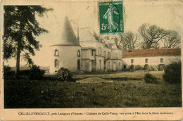 Celle Levescault * Près Lusignan * Château De Celle Vezay * Vue Prise à L'est Dans La Cour Intérieure - Autres & Non Classés