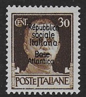 Guerre  Base Navale Italienne  N°  11 *    - Cote : 23  € - War Stamps