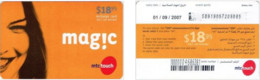 Recharge GSM - Liban - MTC Touch - Magic - Woman $18,95, Exp. 01/06/2007 - Libanon