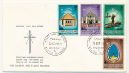 GILBERT & ELLICE - Env. FDC - 1975 Christmas 22 Sept 1975 - Gilbert- Und Ellice-Inseln (...-1979)