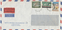 Greece Express Air Mail Cover 16-5-1968 Topic Stamps - Lettres & Documents