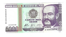 Peru 5000 Intis  1988  137   Unc - Pérou