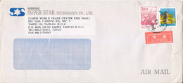 China Taiwan Taipei Express Cover Sent Air Mail To Czechoslovakia 3-8-1995 Topic Stamps Incl LIGHTHOUSE - Cartas & Documentos
