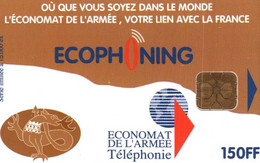 7574 Télécarte Collection ECOPHONING  Economat De L'Armée  Téléphonie   ( Recto Verso)    Carte Téléphonique 15 000 Ex - Esercito