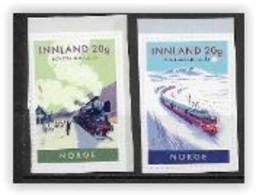 Norvège 2021 Timbres Neufs Trains - Unused Stamps