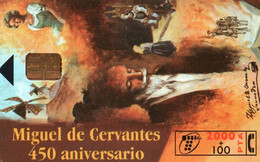 7580 Télécarte Collection Miguel De Cervantes 450 Aniversario     ( Recto Verso)    Carte Téléphonique Espagne 2000+ 100 - Andere & Zonder Classificatie