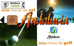 7581 Télécarte Collection RIDER CUP 1997 VALDERAMA  GOLF MAS HORAS De GOLF ( Recto Verso)    Carte Téléphonique Espagne - Deportes