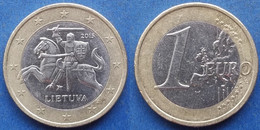 LITHUANIA - 1 Euro 2015 "Vytis" KM# 211 Bi-metallic - Edelweiss Coins - Lituanie