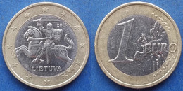 LITHUANIA - 1 Euro 2015 "Vytis" KM# 211 Bi-metallic - Edelweiss Coins - Lituania