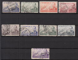 Espagne - PA 199 ° + 200 ° + 217 ** + 218 ° + 220 ° + 221 ° + 222 ° + 223 ° + 223 A ° - Used Stamps