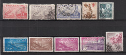 Espagne - PA  218 ° + 220 ° + 221 ° +  249 ° + 255 ° +  272 ° + 274 ° + 272 ° + 281 ° + 292 ° - Used Stamps