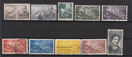 Espagne - PA  220 ° + 221 ° + 255 ° + 266 ° + 267 ° + 269 ° + 272 ° + 273 ° + 274  ° + 277 ° - Used Stamps