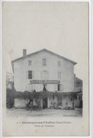 CPA  Coulonges-sur-l'Autize Place Du Château - Coulonges-sur-l'Autize