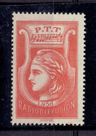 Radiodiffusion - TP N°2 XX MNH LUXE - 1935 - France Radiodiffusion