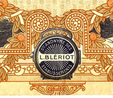 1905 SOCIETE L. BLERIOT Célèbre Aviateur AVIATION PARIS SUPERBE GRAPHISME COTATION 160 EUROS SCANS+COTATION +HISTORIQUE - Fliegerei