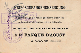 KRIEGSGEFANGENESENDUNG - VOTRE COLIS EST ARRIVE  1916            2 SCANS - Prisoners