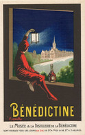 Art Card Illustrateur Cappiello Bénédictine Musée Distillerie Lampe - Cappiello