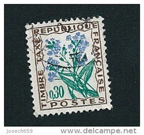 N° 99  Timbre Taxe  Myosotis 30c 1964 1971 France Oblitéré - 1960-.... Oblitérés