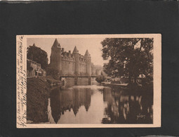 114428        Francia,    Josselin,  Facade  Occidentale  Du  Chateau,   NV(scritta) - Josselin