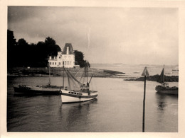 L'ile Tristan * Douarnenez , Port Rhu * Photo Ancienne * Ile Tristan * Bateaux De Pêche - Douarnenez