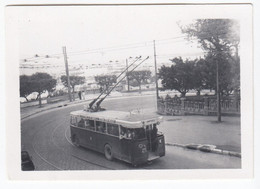 Ancienne Photographie Originale - ALGER (Algérie) - Trolley Bus - Avril 1942 - Places