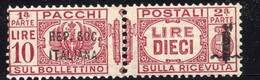 Repubblica Sociale (1944) - Pacchi Postali, 10 Lire ** - Paketmarken