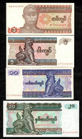 Delcampe - MYANMAR - Lot De 4 Billets Myanmar - UNC - Myanmar