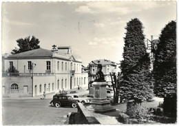 CPSM ALES - L'Hôtel De Ville Et La Statue De Pasteur - Ed. SL N°404 - Alès