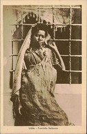 LIBYA / LIBIA - FANCIULLA SUDANESE  / SUDANESE GIRL - EDIZIONE AULA E BRAGONI - 1930s (11245) - Libia