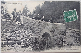42 - LOIRE - Noirétable - Un Coin De La Nouvelle Route De Fressinie à La Tavanie - Carte Animée - - Noiretable