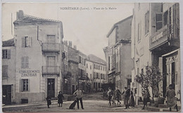 42 - LOIRE - Noirétable - Place De La Mairie - Carte Animée - - Noiretable