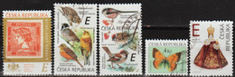 2020/21: Tschechische Rep. Mi.Nr. 1081, 1082, 1088, 1094 + 1146 Gest. / Rép. Tchèque Y&T No. ? Obl. (d300) - Used Stamps