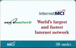 Hong Kong - Asia Comunitech 97' Event MCI Remote Mem. 30Units, Used - Hong Kong