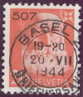 Schweiz Portofreiheit Zu#16Ay Glattes Kreidepapier Gestempelt 20 Rp. Gr#507 Frauenspital Basel 1944-07-20 ~1200Stk. - Portofreiheit