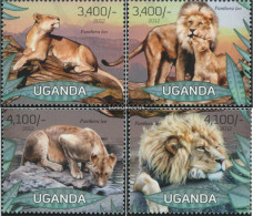 Uganda 2979-2982 (complete Issue) Unmounted Mint / Never Hinged 2012 Flora - Uganda (1962-...)