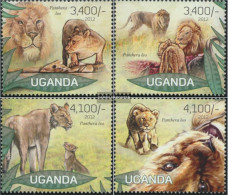 Uganda 2975-2978 (complete Issue) Unmounted Mint / Never Hinged 2012 Flora - Uganda (1962-...)