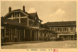 Verdun * La Gare * Ligne Chemin De Fer Meuse - Verdun