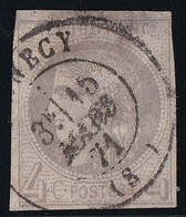 France N°41B - Oblitéré - Pelurage En Marge - B/TB - 1870 Emissione Di Bordeaux