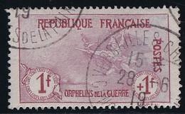 France N°154 - Signé Brun - Oblitéré - TB - Usados