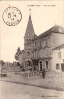 Arches Canton Epinal-Est Place De L'Eglise Church Café Du Centre Vosges 88380 Cpa Voyagée En 1914 En TB.Etat - Autres & Non Classés