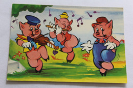 Cpm, Le Monde Merveilleux De Walt Disney, Les 3 Petits Cochons - Disneyworld