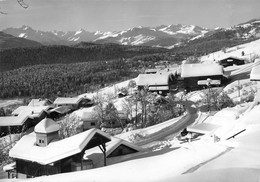 Flims Fidaz Waldhaus Mit Den Oberländerbergen Im Winter (10 X 15 Cm) - Flims