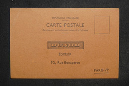 FRANCE - Carte Postale Publicitaire " Dunod", Non Circulé  -- L 123850 - Publicité