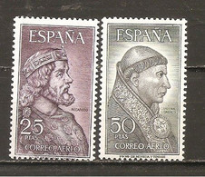 España/Spain-(MNH/**) - Edifil  1538-39 - Yvert Aéreo 294-95 - Nuevos