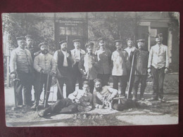 Cart Photo , Haguenau Militaires , Geschaftszimmer Der Abteilung II - Haguenau