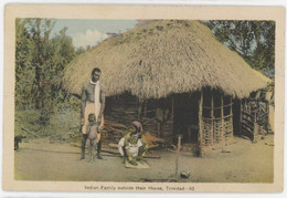 Cpa Trinidad - Indian Family Outside Their House - Trinidad