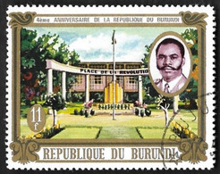 BURUNDI  1970  -  YT  428 -  Anniversaire De La Répubique   -  Oblitéré - Used Stamps